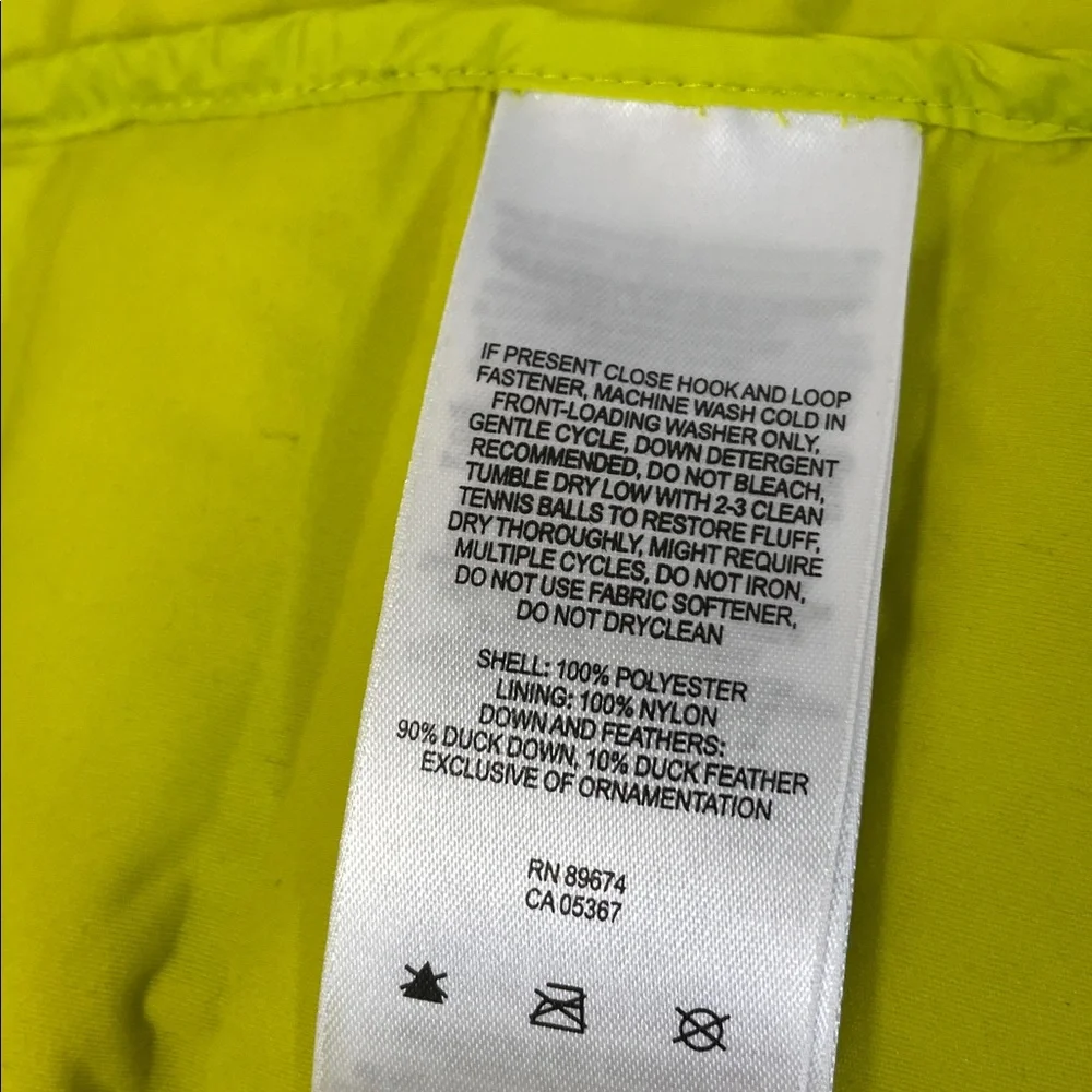 Mountain Hardwear - Outdoor Hard Shell Puffer Jacket - Lime Green - Small - Picture 4 of 10